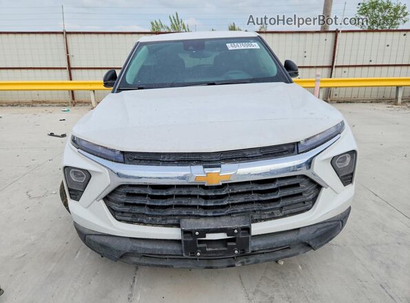 KL79MMSP4SB105416 2025 CHEVROLET TRAILBLAZER White 