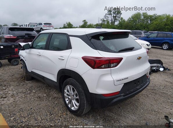 KL79MMSP9SB174358 2025 CHEVROLET TRAILBLAZER White Հետևի ձախ