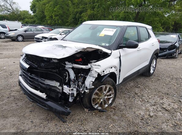 KL79MMSP9SB174358 2025 CHEVROLET TRAILBLAZER White Առջևի ձախ երեք քառորդ տեսարան