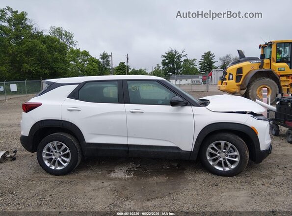 KL79MMSP9SB174358 2025 CHEVROLET TRAILBLAZER White Սալոնի 360 աստիճան տեսք