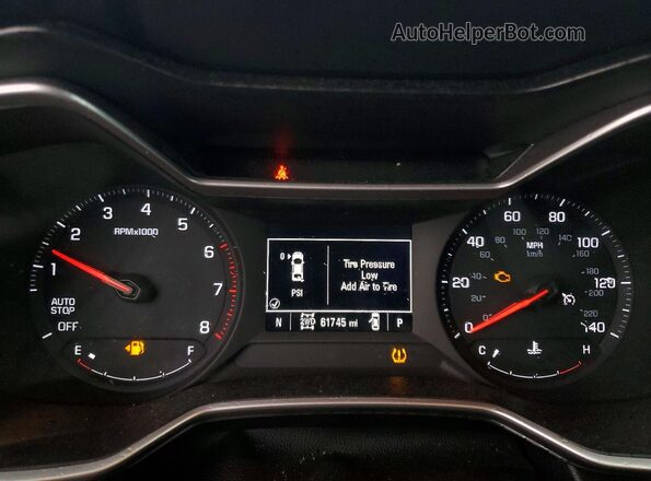 KL79MNSL1MB132370 2022 CHEVROLET TRAILBLAZER Черный Вид щитка приборов