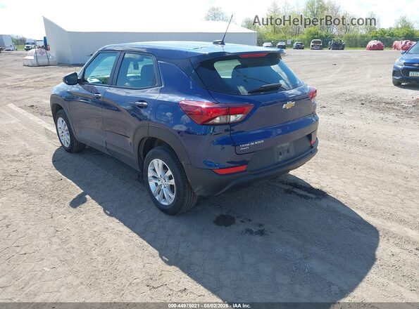 KL79MNSL2PB125464 2022 CHEVROLET TRAILBLAZER Blue Հետևի ձախ