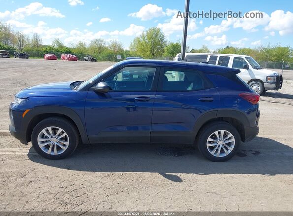 KL79MNSL2PB125464 2022 CHEVROLET TRAILBLAZER Blue Սալոնի 360 աստիճան տեսք