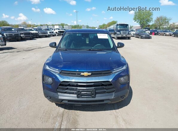 KL79MNSL2PB125464 2022 CHEVROLET TRAILBLAZER Blue Սարքավորումների վահանակի տեսք