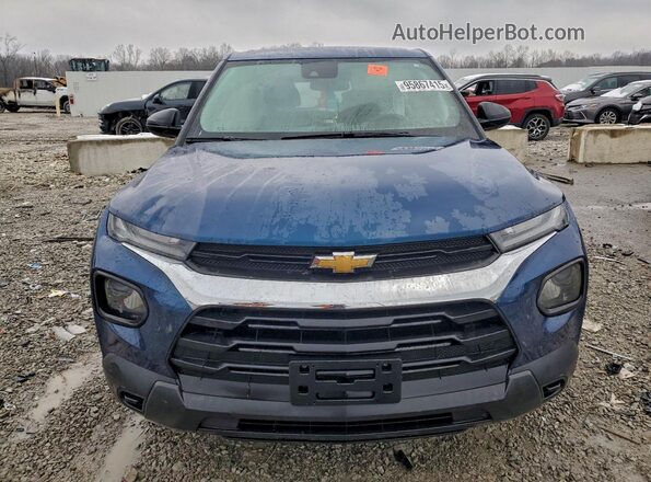 KL79MNSL5MB029940 2021 CHEVROLET TRAILBLAZER Blue Front view