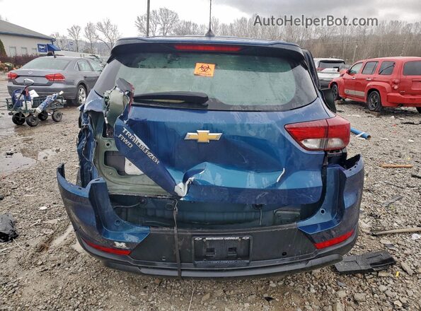 KL79MNSL5MB029940 2021 CHEVROLET TRAILBLAZER Blue Rear view
