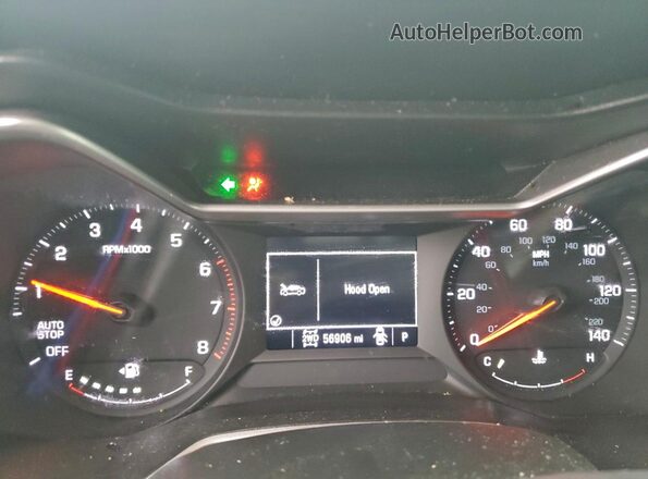 KL79MNSL5MB029940 2021 CHEVROLET TRAILBLAZER Blue Instrument cluster view