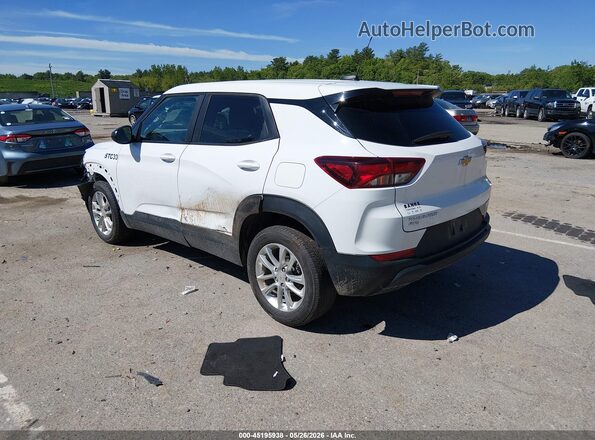 KL79MNSL5SB082344 2025 CHEVROLET TRAILBLAZER White Trasero izquierdo