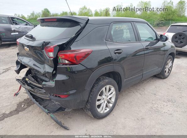 KL79MNSL6MB105293 2021 CHEVROLET TRAILBLAZER Black უკანა მარჯვენა