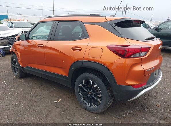 KL79MPS21NB006126 2022 CHEVROLET TRAILBLAZER Orange Задня ліва чверть