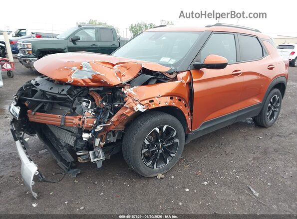 KL79MPS21NB006126 2022 CHEVROLET TRAILBLAZER Orange Передня ліва чверть