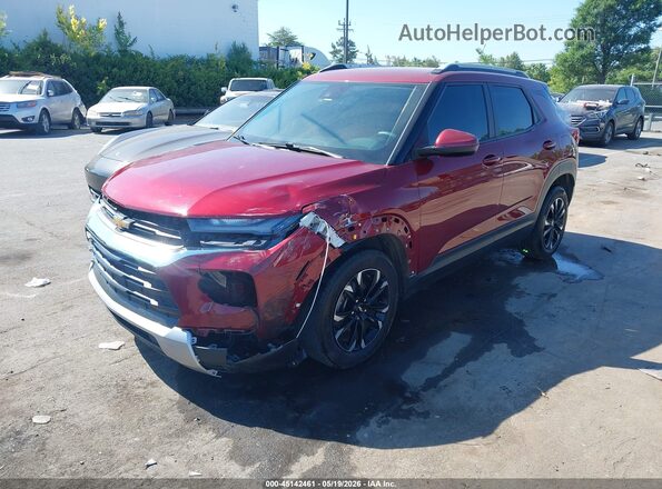 KL79MPS22PB024377 2023 CHEVROLET TRAILBLAZER Burgundy Առջևի ձախ երեք քառորդ տեսարան