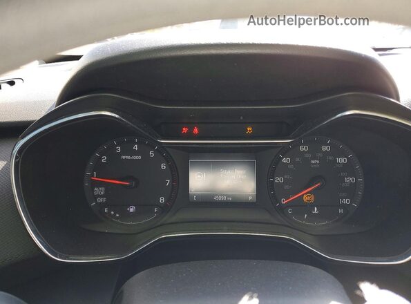KL79MPS23PB099525 2023 CHEVROLET TRAILBLAZER Черный Вид щитка приборов
