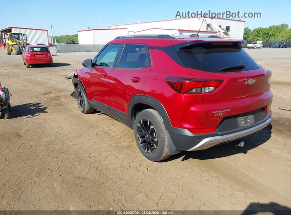 KL79MPS24MB016289 2021 CHEVROLET TRAILBLAZER Red Rear left