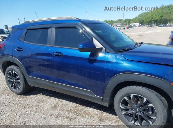 KL79MPS27NB125492 2022 CHEVROLET TRAILBLAZER Blue უკანა სალონის ხედი