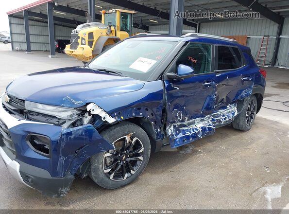 KL79MPSL1NB057912 2022 CHEVROLET TRAILBLAZER Blue Вид спереду