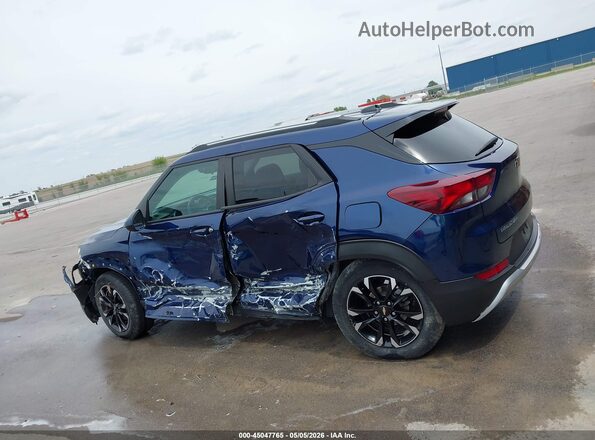 KL79MPSL1NB057912 2022 CHEVROLET TRAILBLAZER Blue Вид задньої частини салону