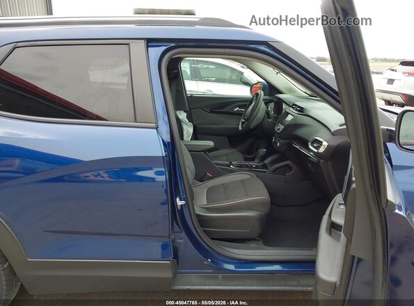 KL79MPSL1NB057912 2022 CHEVROLET TRAILBLAZER Blue Вид салону спереду