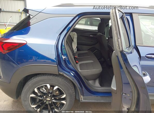 KL79MPSL1NB057912 2022 CHEVROLET TRAILBLAZER Blue Вид наклейки з VIN-кодом
