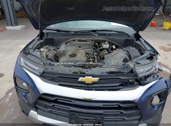 KL79MPSL1NB057912 2022 CHEVROLET TRAILBLAZER Blue Вид ззаду