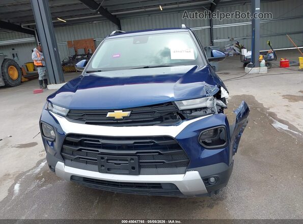 KL79MPSL1NB057912 2022 CHEVROLET TRAILBLAZER Blue Вид панелі приладів