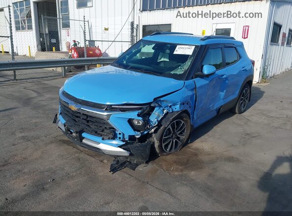 KL79MPSL1RB102532 2024 CHEVROLET TRAILBLAZER Синий Передняя левая четверть