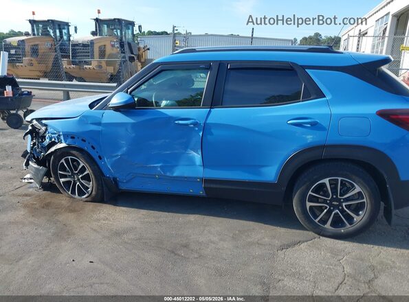 KL79MPSL1RB102532 2024 CHEVROLET TRAILBLAZER Синий Панорамный вид салона 360°