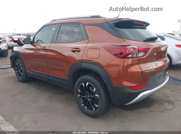 KL79MPSL2MB023539 2021 CHEVROLET TRAILBLAZER Orange Trasero izquierdo