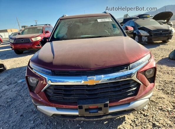 KL79MPSL3RB117047 2024 CHEVROLET TRAILBLAZER Maroon წინა ხედი