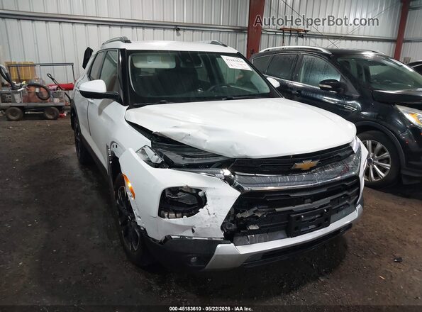 KL79MPSL4NB084828 2022 CHEVROLET TRAILBLAZER White Widok z przodu