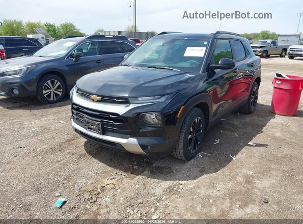 KL79MPSL5MB045986 2021 CHEVROLET TRAILBLAZER Black Передня ліва чверть