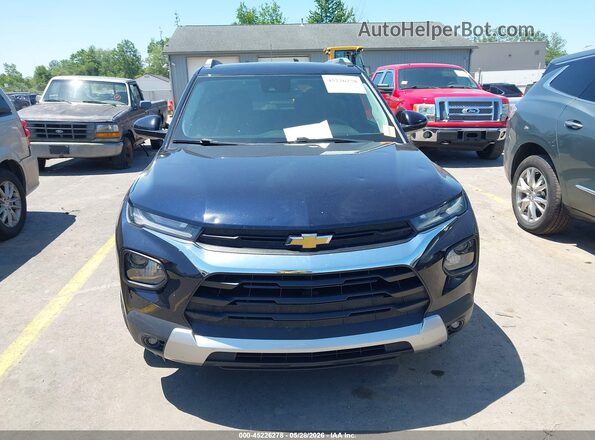 KL79MPSL6MB071061 2021 CHEVROLET TRAILBLAZER Blue Vista del cuadro de instrumentos