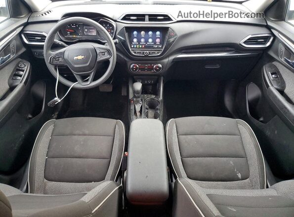KL79MPSL6MB125491 2021 CHEVROLET TRAILBLAZER White Widok deski rozdzielczej
