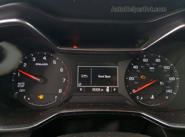 KL79MPSL6MB125491 2021 CHEVROLET TRAILBLAZER White Widok zestawu wskaźników