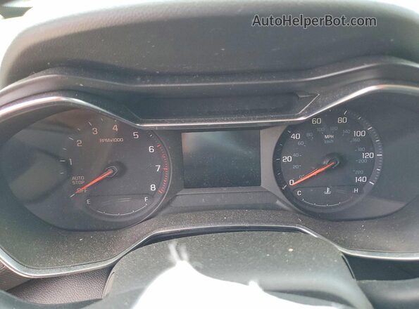 KL79MPSL6NB043035 2022 CHEVROLET TRAILBLAZER Black Instrument cluster view