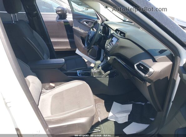 KL79MPSL6NB062779 2022 CHEVROLET TRAILBLAZER White Вид салону спереду