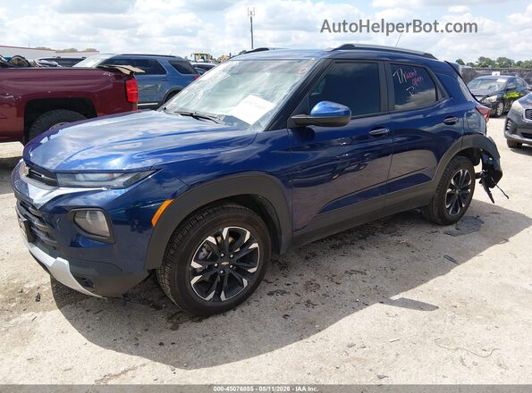 KL79MPSL6PB118304 2023 CHEVROLET TRAILBLAZER Blue წინა მარცხენა ხედი სამი მეოთხედიდან