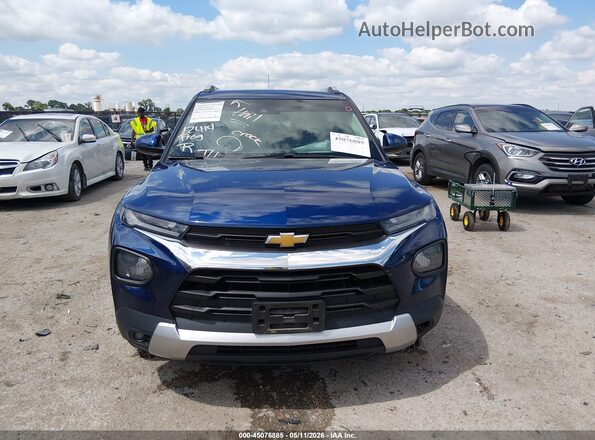 KL79MPSL6PB118304 2023 CHEVROLET TRAILBLAZER Blue ხელსაწყოთა პანელის ხედი