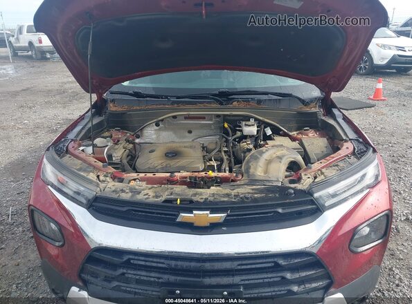 KL79MPSL7PB013867 2023 CHEVROLET TRAILBLAZER Maroon Հետևի տեսք