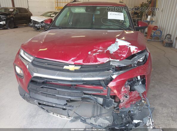 KL79MPSL9MB064489 2021 CHEVROLET TRAILBLAZER Красный Вид спереди