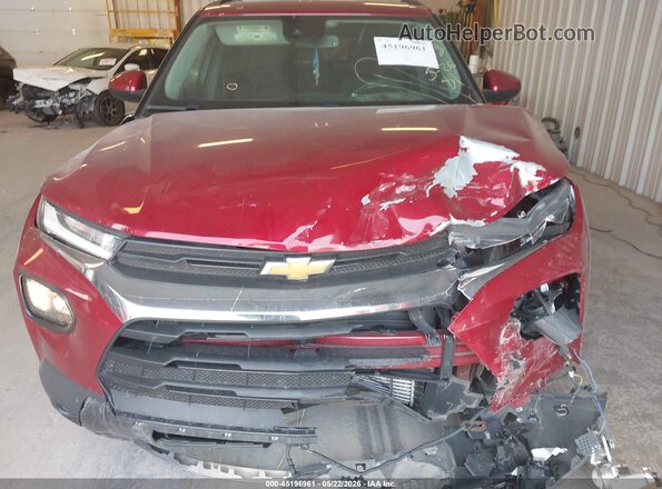 KL79MPSL9MB064489 2021 CHEVROLET TRAILBLAZER Красный Вид щитка приборов
