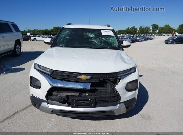 KL79MPSLXMB004429 2021 CHEVROLET TRAILBLAZER White Instrument cluster view