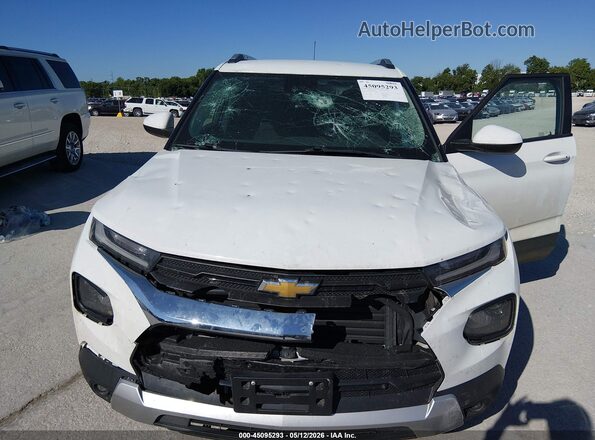 KL79MPSLXMB004429 2021 CHEVROLET TRAILBLAZER White Front view