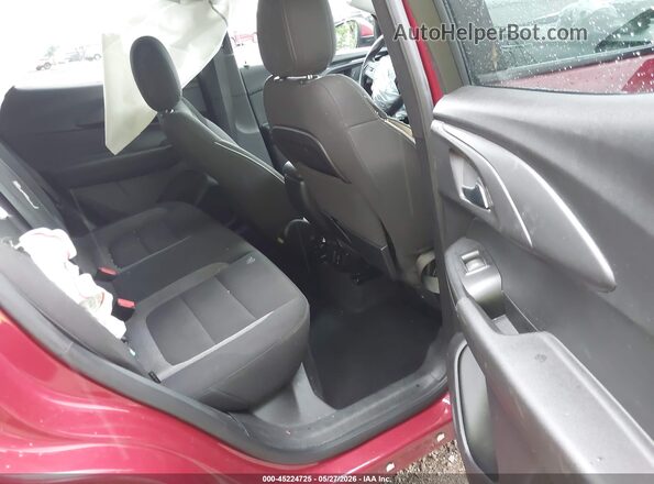KL79MPSLXMB100416 2021 CHEVROLET TRAILBLAZER Red VIN կոդի պիտակի տեսք
