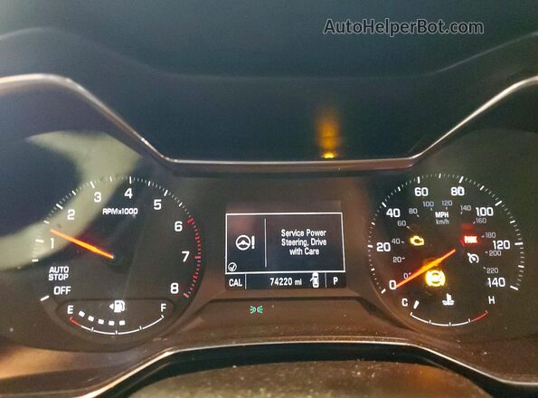 KL79MPSLXMB124621 2021 CHEVROLET TRAILBLAZER Red Вид щитка приладів