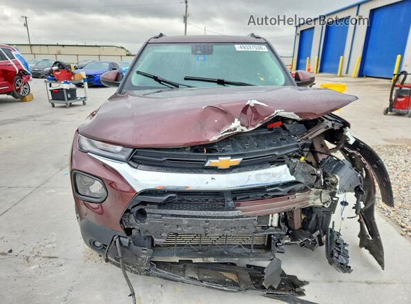KL79MPSLXPB084464 2023 CHEVROLET TRAILBLAZER Maroon Դիմացի տեսք