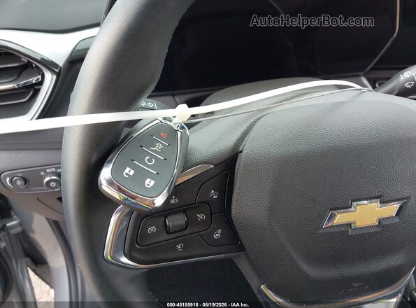 KL79MPSPXSB030433 2025 CHEVROLET TRAILBLAZER Gray Vista del salpicadero