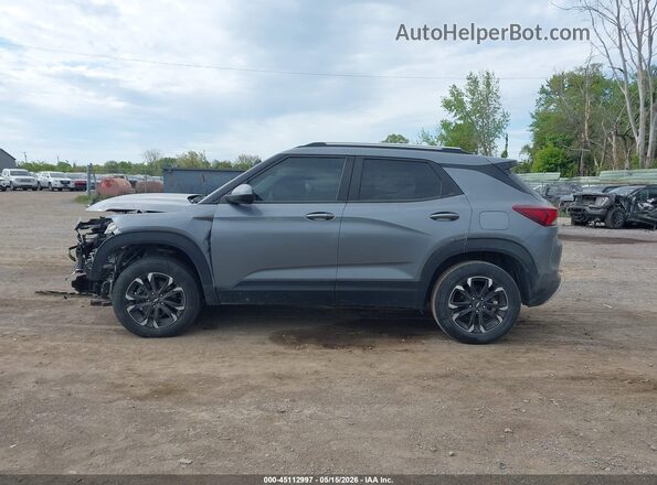 KL79MRSL0NB009233 2022 CHEVROLET TRAILBLAZER Gray Widok wnętrza z tyłu