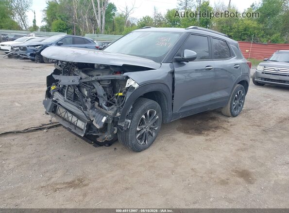 KL79MRSL0NB009233 2022 CHEVROLET TRAILBLAZER Gray Przód lewy