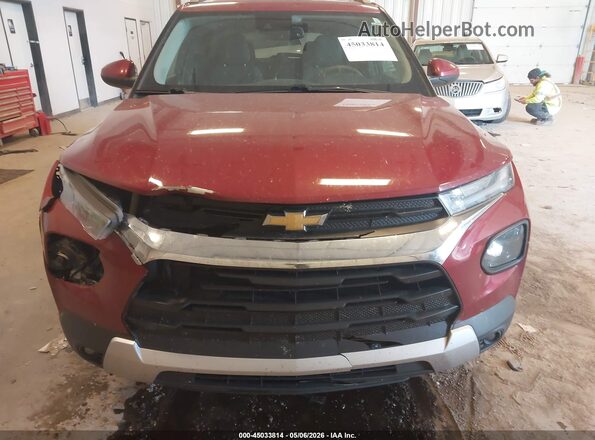 KL79MRSL1MB033250 2021 CHEVROLET TRAILBLAZER Red Вид щитка приладів